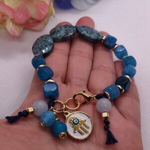 Celestial Serenity Bracelet, Apatite Bracelet, Apatite Bracelet, Energy Bracelet